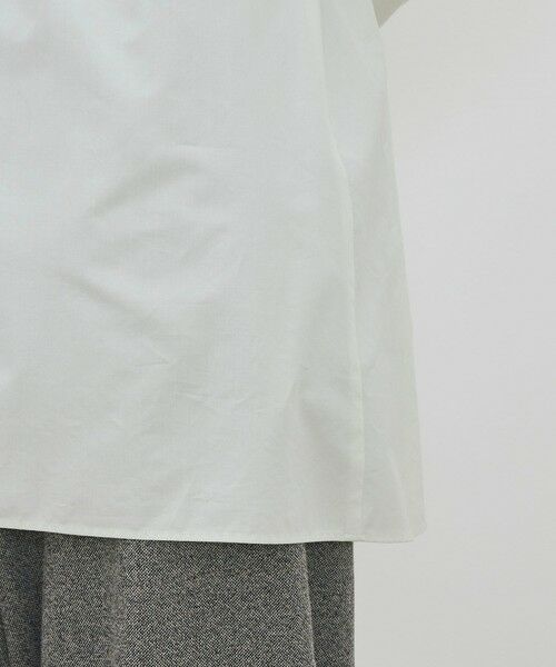 TOMORROWLAND / トゥモローランド チュニック | スビンコットン ボリュームベルテッドチュニック | 詳細8