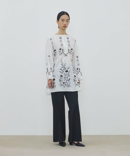 TOMORROWLAND / トゥモローランド シャツ・ブラウス | ボタニカルシークエンス ボリュームベルテッドチュニックブラウス | 詳細1