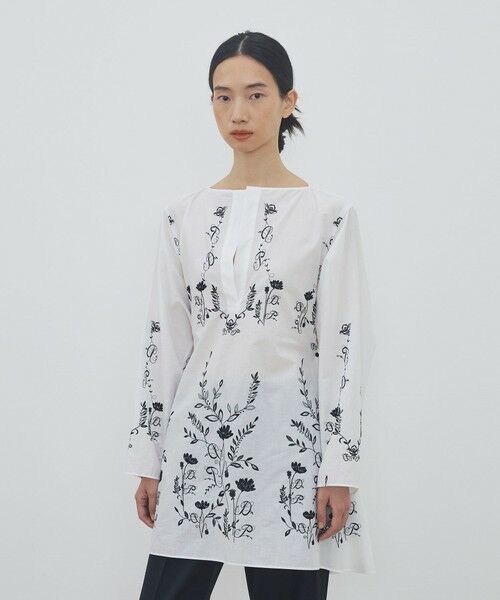 TOMORROWLAND / トゥモローランド シャツ・ブラウス | ボタニカルシークエンス ボリュームベルテッドチュニックブラウス | 詳細2