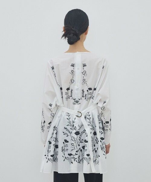 TOMORROWLAND / トゥモローランド シャツ・ブラウス | ボタニカルシークエンス ボリュームベルテッドチュニックブラウス | 詳細5