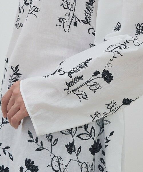 TOMORROWLAND / トゥモローランド シャツ・ブラウス | ボタニカルシークエンス ボリュームベルテッドチュニックブラウス | 詳細8