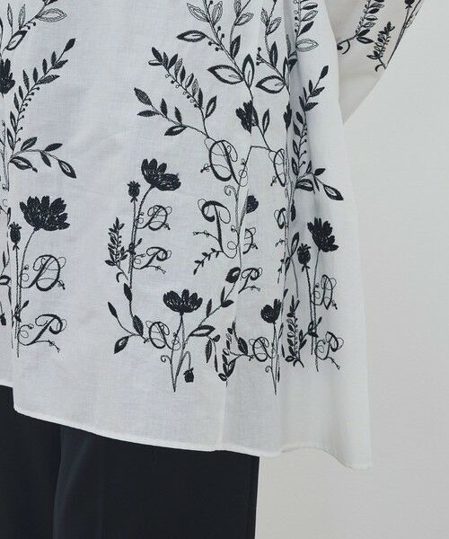 TOMORROWLAND / トゥモローランド シャツ・ブラウス | ボタニカルシークエンス ボリュームベルテッドチュニックブラウス | 詳細9