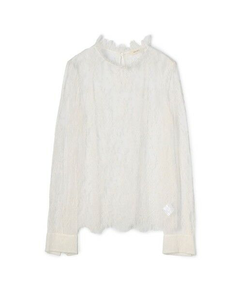 TOMORROWLAND / トゥモローランド シャツ・ブラウス | フレンチレース クルーネックブラウス（11 ホワイト）