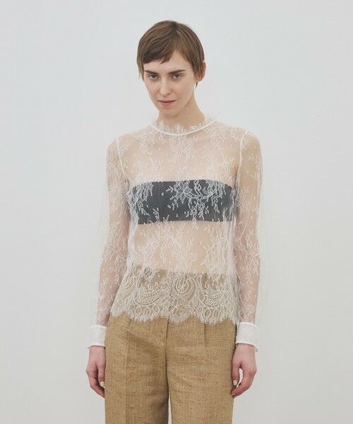TOMORROWLAND / トゥモローランド シャツ・ブラウス | フレンチレース クルーネックブラウス | 詳細2