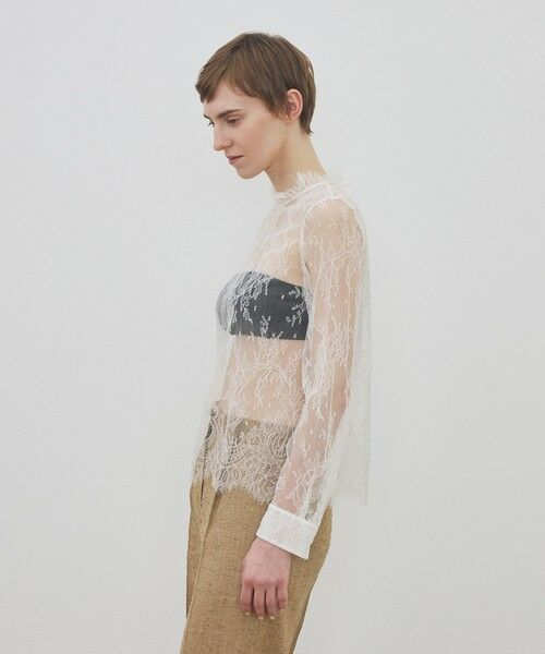 TOMORROWLAND / トゥモローランド シャツ・ブラウス | フレンチレース クルーネックブラウス | 詳細3