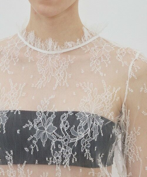 TOMORROWLAND / トゥモローランド シャツ・ブラウス | フレンチレース クルーネックブラウス | 詳細5