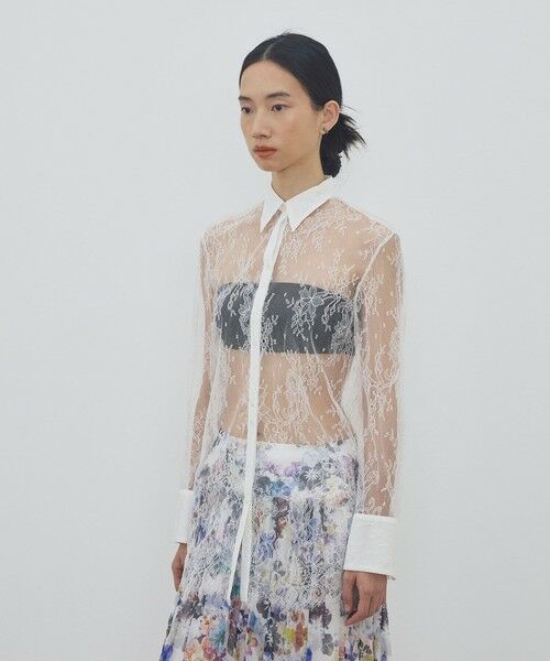 TOMORROWLAND / トゥモローランド シャツ・ブラウス | フレンチレース チュニックブラウス | 詳細2