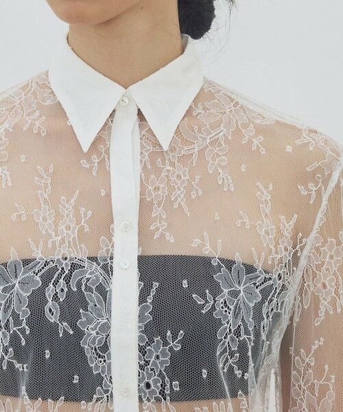 TOMORROWLAND / トゥモローランド シャツ・ブラウス | フレンチレース チュニックブラウス | 詳細5