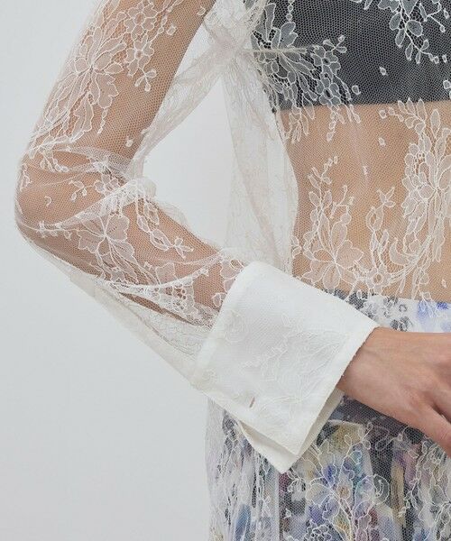 TOMORROWLAND / トゥモローランド シャツ・ブラウス | フレンチレース チュニックブラウス | 詳細6