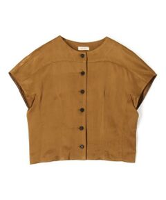 TOMORROWLAND / トゥモローランド シャツ・ブラウス | 【WEB先行予約】 ソフトサテン フロントオープントップス