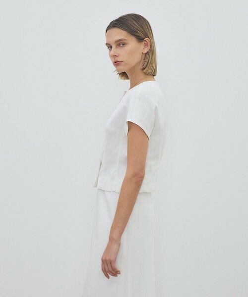 TOMORROWLAND / トゥモローランド シャツ・ブラウス | 【WEB先行予約】 ソフトサテン フロントオープントップス | 詳細3