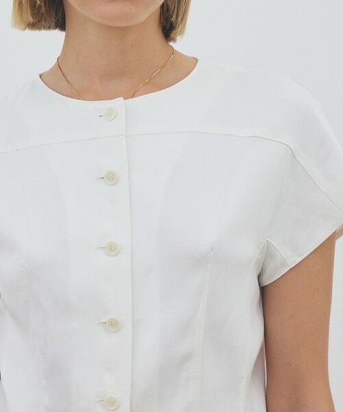 TOMORROWLAND / トゥモローランド シャツ・ブラウス | 【WEB先行予約】 ソフトサテン フロントオープントップス | 詳細5