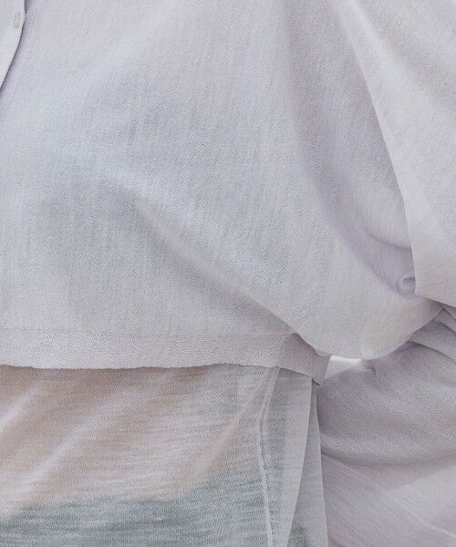 TOMORROWLAND / トゥモローランド カーディガン・ボレロ | ハイツイストウールポリエステル クロップドショールカーディガン | 詳細8