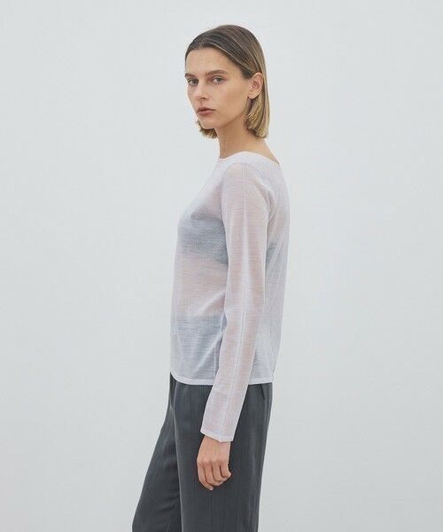 TOMORROWLAND / トゥモローランド ニット・セーター | ハイツイストウールポリエステル ラウンドネックプルオーバー | 詳細3