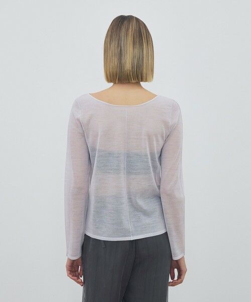 TOMORROWLAND / トゥモローランド ニット・セーター | ハイツイストウールポリエステル ラウンドネックプルオーバー | 詳細4