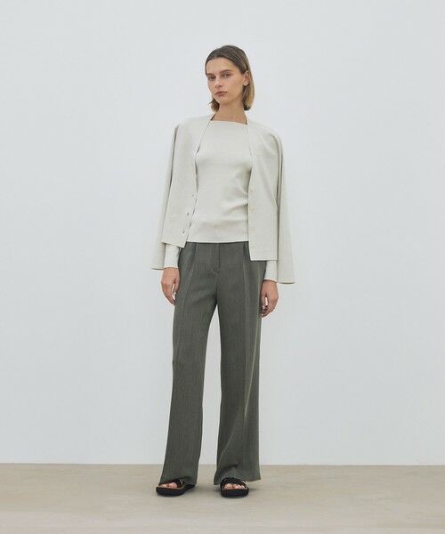 TOMORROWLAND / トゥモローランド カーディガン・ボレロ | ハイツイストシルクストレッチ Vネックカーディガン | 詳細1