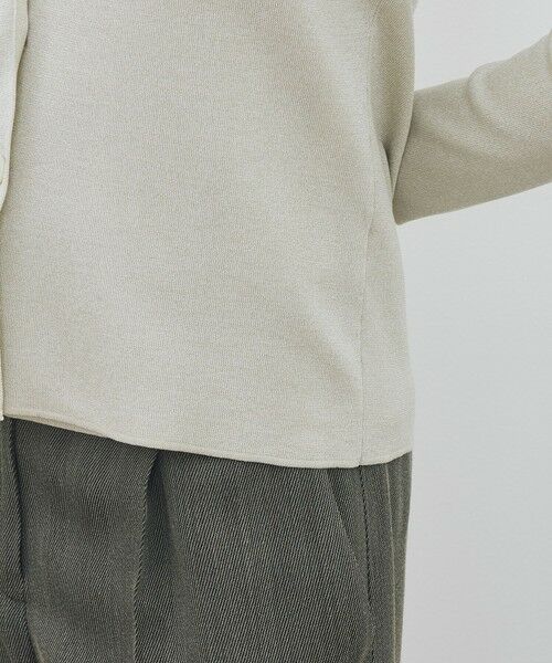 TOMORROWLAND / トゥモローランド カーディガン・ボレロ | ハイツイストシルクストレッチ Vネックカーディガン | 詳細7