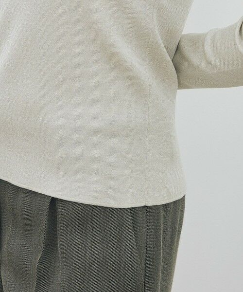 TOMORROWLAND / トゥモローランド ニット・セーター | ハイツイストシルクストレッチ フロンタブルプルオーバー | 詳細8