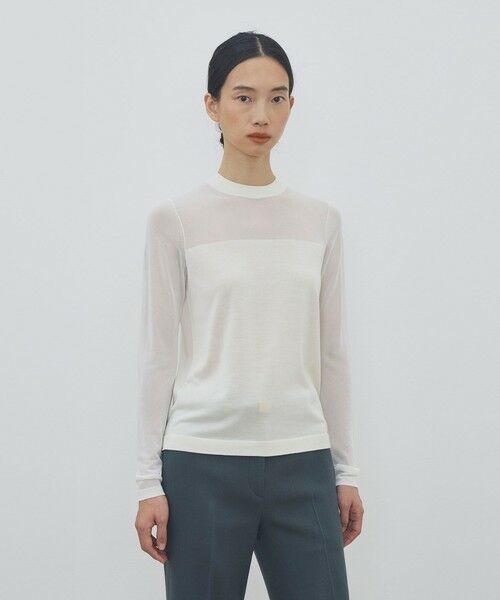 TOMORROWLAND / トゥモローランド ニット・セーター | ハイツイストシルクストレッチ ハイネックプルオーバー | 詳細2