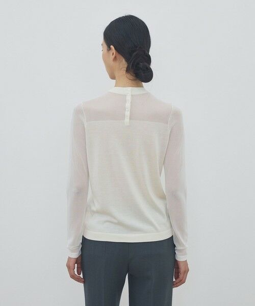 TOMORROWLAND / トゥモローランド ニット・セーター | ハイツイストシルクストレッチ ハイネックプルオーバー | 詳細4