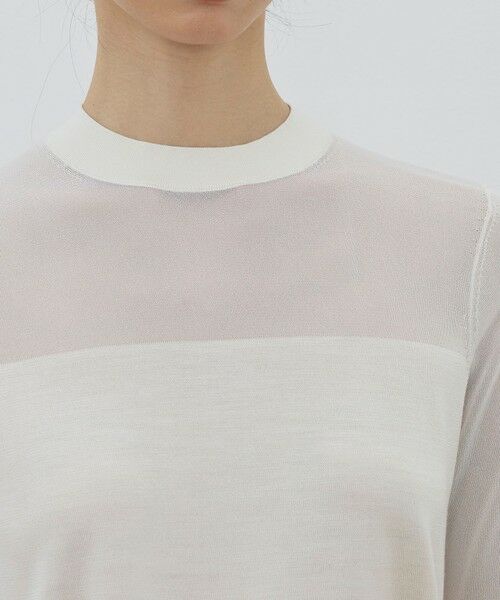 TOMORROWLAND / トゥモローランド ニット・セーター | ハイツイストシルクストレッチ ハイネックプルオーバー | 詳細5