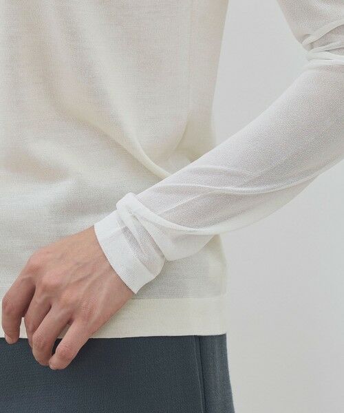 TOMORROWLAND / トゥモローランド ニット・セーター | ハイツイストシルクストレッチ ハイネックプルオーバー | 詳細7