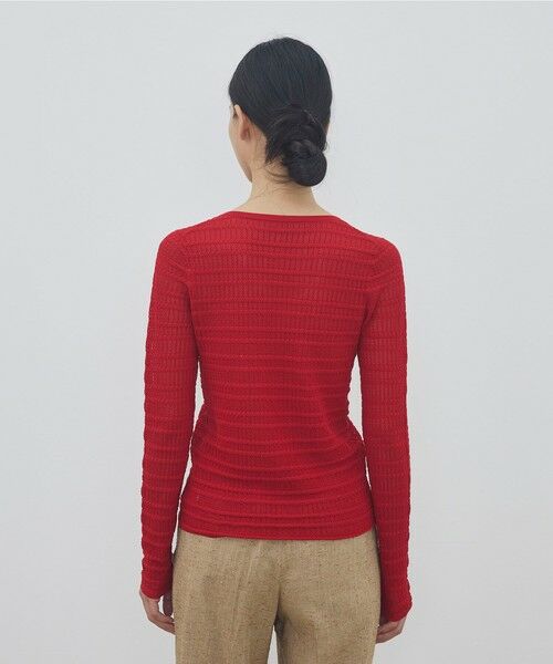 TOMORROWLAND / トゥモローランド カーディガン・ボレロ | コットンポリエステルアセテートリブ Vネックカーディガン | 詳細4