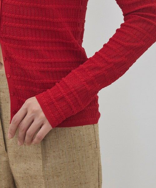TOMORROWLAND / トゥモローランド カーディガン・ボレロ | コットンポリエステルアセテートリブ Vネックカーディガン | 詳細6