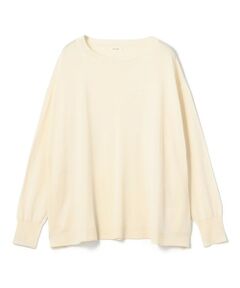 TOMORROWLAND / トゥモローランド ニット・セーター | マットシルク ラウンドネックプルオーバー