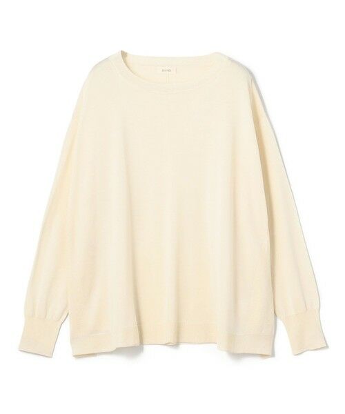 TOMORROWLAND / トゥモローランド ニット・セーター | マットシルク ラウンドネックプルオーバー（11 ホワイト）