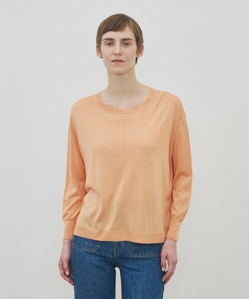 TOMORROWLAND / トゥモローランド ニット・セーター | マットシルク ラウンドネックプルオーバー | 詳細2