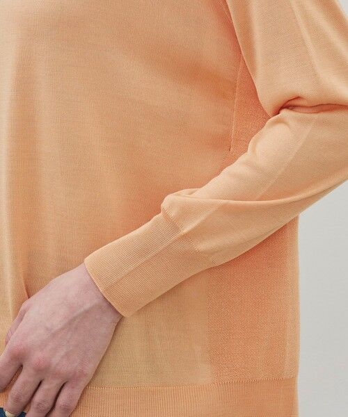 TOMORROWLAND / トゥモローランド ニット・セーター | マットシルク ラウンドネックプルオーバー | 詳細6