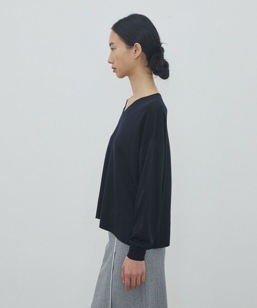 TOMORROWLAND / トゥモローランド ニット・セーター | マットシルク Vネックプルオーバー | 詳細3