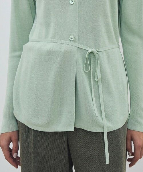 TOMORROWLAND / トゥモローランド カーディガン・ボレロ | 【WEB先行予約】 マットレーヨンシルクサテンコンビ バックドレープカーディガン | 詳細10