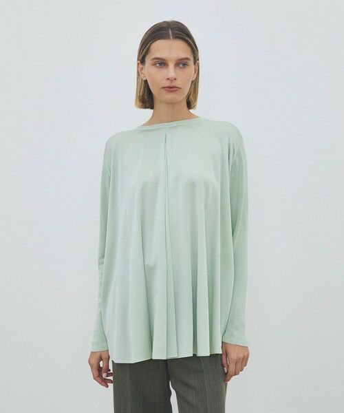 TOMORROWLAND / トゥモローランド カーディガン・ボレロ | 【WEB先行予約】 マットレーヨンシルクサテンコンビ バックドレープカーディガン | 詳細3