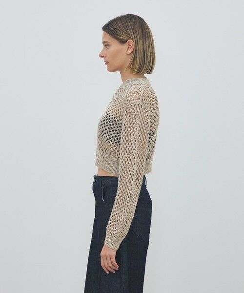 TOMORROWLAND / トゥモローランド カーディガン・ボレロ | リネンポリエステルコットンリリヤーン クロップドブルゾン | 詳細3