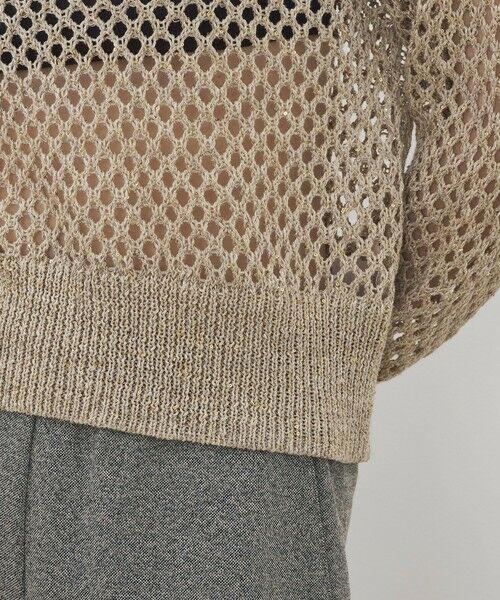 TOMORROWLAND / トゥモローランド ニット・セーター | リネンポリエステルコットンリリヤーン クルーネックプルオーバー | 詳細7