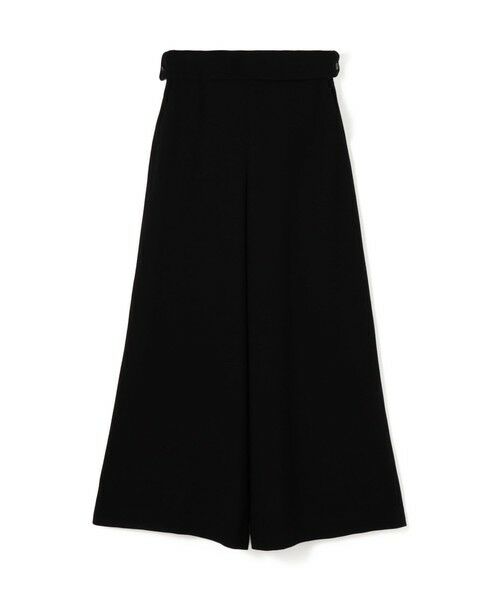 TOMORROWLAND / トゥモローランド スラックス・ドレスパンツ | ウールジョーゼット ワイドフレアパンツ（19 ブラック）