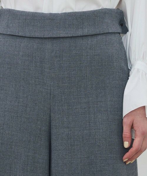 TOMORROWLAND / トゥモローランド スラックス・ドレスパンツ | ウールジョーゼット ワイドフレアパンツ | 詳細5