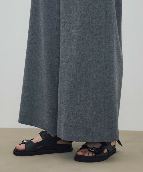 TOMORROWLAND / トゥモローランド スラックス・ドレスパンツ | ウールジョーゼット ワイドフレアパンツ | 詳細8