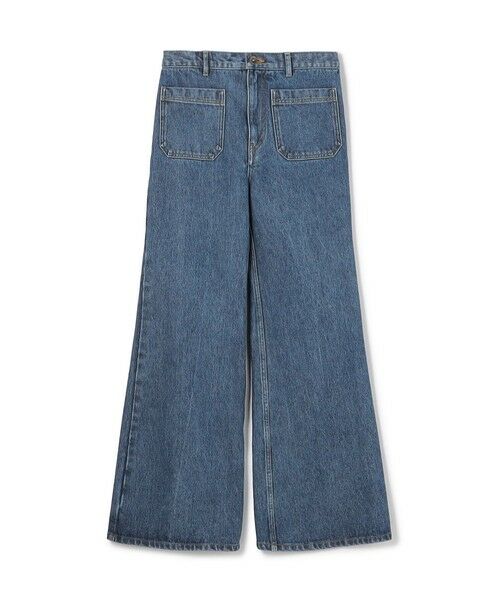 TOMORROWLAND / トゥモローランド デニムパンツ | ハイデンシティーデニム フレアパンツ(61 ライトブルー)