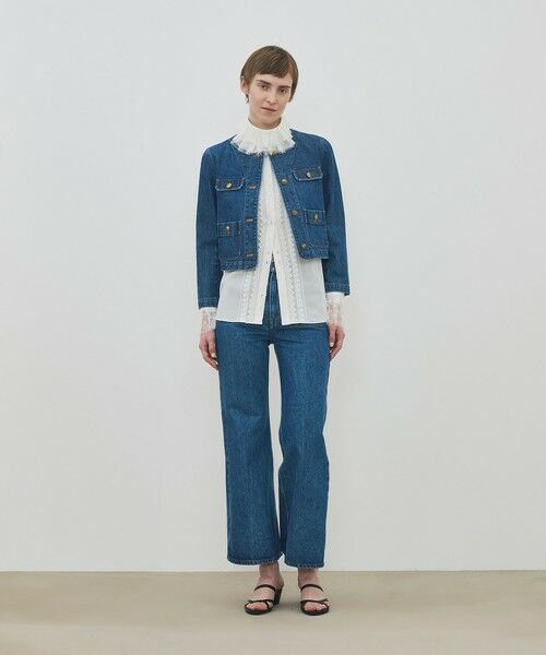 TOMORROWLAND / トゥモローランド デニムパンツ | ハイデンシティーデニム フレアパンツ | 詳細1