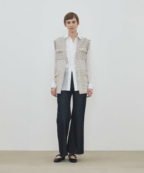 TOMORROWLAND / トゥモローランド デニムパンツ | ハイデンシティーデニム フレアパンツ | 詳細10