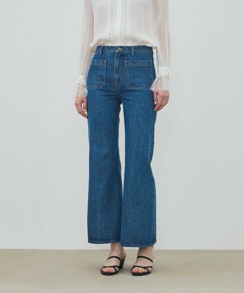 TOMORROWLAND / トゥモローランド デニムパンツ | ハイデンシティーデニム フレアパンツ | 詳細2