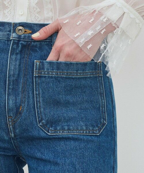 TOMORROWLAND / トゥモローランド デニムパンツ | ハイデンシティーデニム フレアパンツ | 詳細7