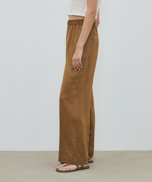 TOMORROWLAND / トゥモローランド その他パンツ | 【WEB先行予約】 ソフトサテン エラスティックスリムパンツ | 詳細3