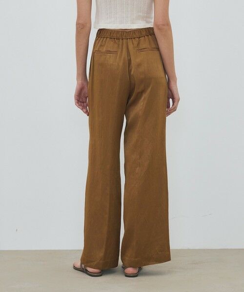 TOMORROWLAND / トゥモローランド その他パンツ | 【WEB先行予約】 ソフトサテン エラスティックスリムパンツ | 詳細4