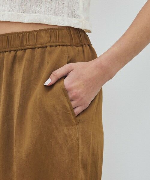 TOMORROWLAND / トゥモローランド その他パンツ | 【WEB先行予約】 ソフトサテン エラスティックスリムパンツ | 詳細7