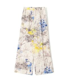 TOMORROWLAND / トゥモローランド その他パンツ | 【WEB先行予約】 ダプルドシェードアブストラクトプリント エラスティックスリムパンツ