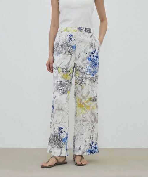 TOMORROWLAND / トゥモローランド その他パンツ | 【WEB先行予約】 ダプルドシェードアブストラクトプリント エラスティックスリムパンツ | 詳細2